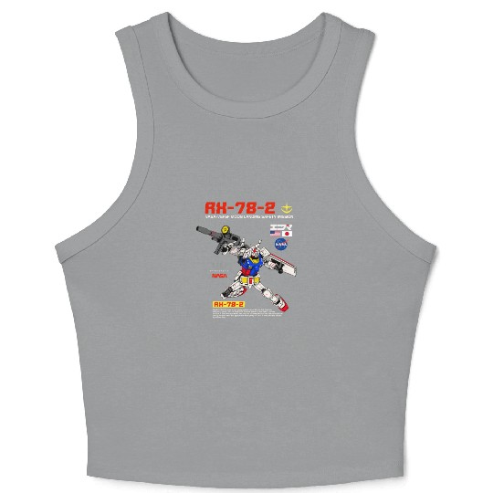 Rx-78-2 Gundam Crop Tank Top