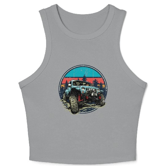 Jeep Offroad Crop Tank Top