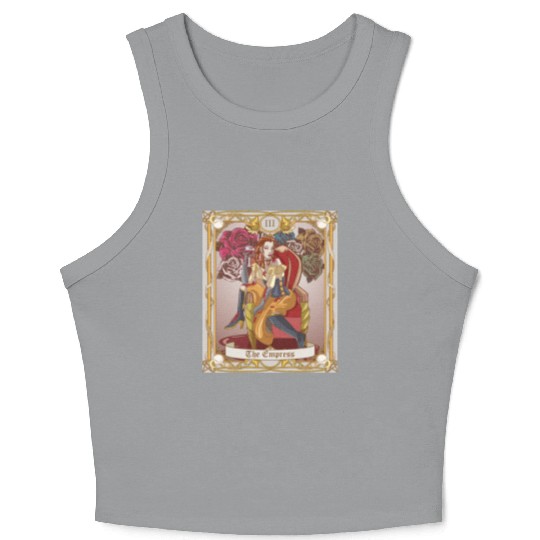 The Empress Tarot Card, Major Arcana Anime Vampire Crop Tank Top