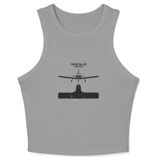 Piper PA 28 Cherokee Aircraft Crop Tank Top