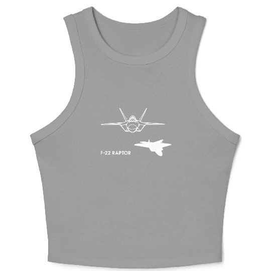 Lockheed Martin F-22 Raptor Crop Tank Top