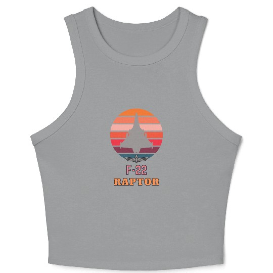 F-22 raptor Crop Tank Top