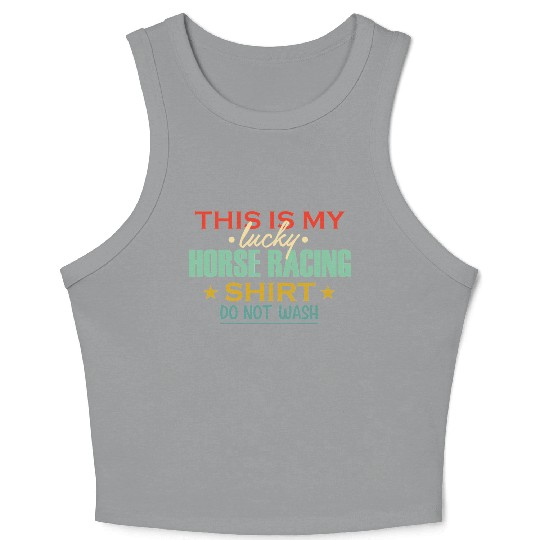 Horse Racing Crop Tank Top