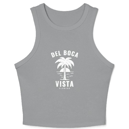 Del Boca Vista - Retirement Community Crop Tank Top