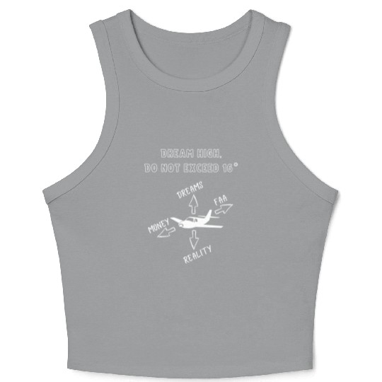 The real 4 forces of flight - dark colors Crop Tank Top