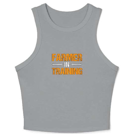 Farmer In Training Gift Crop Tank Top