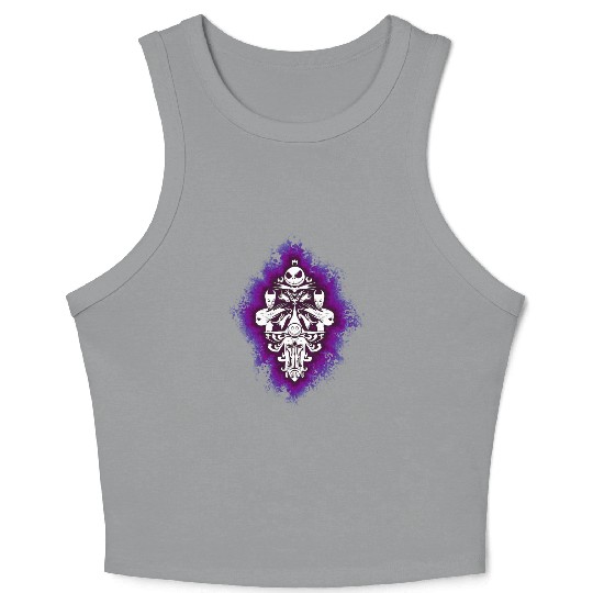 Jack Skellington Haunted Mansion Wallpaper Crop Tank Top