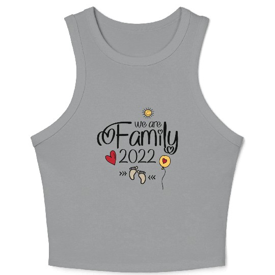We are Family 2022 Crop Tank Top