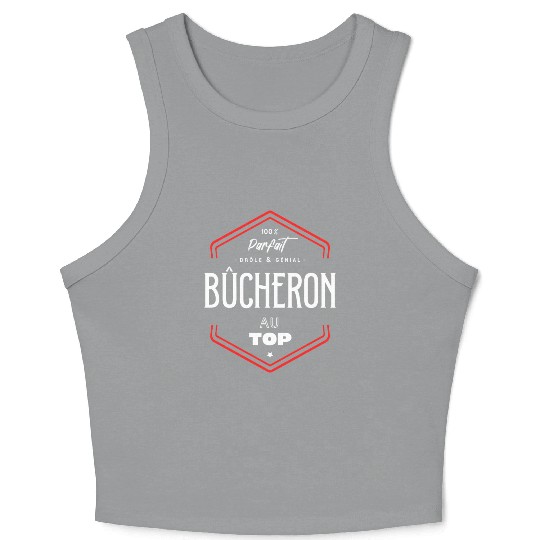 Bûcheron parfait et au top Crop Tank Top