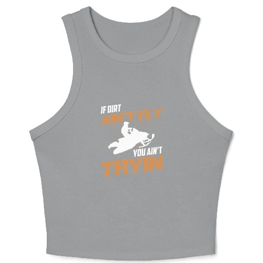 Dirt Bike Rider Gift Supercross MX Motocross Ride Crop Tank Top