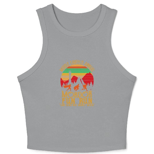 Mordor Fun Run One läuft nicht einfach Vintage Crop Tank Top