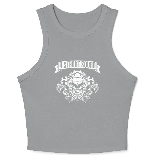 Dirt Bike MX Motocross Supercross Crop Tank Top