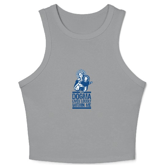 Dogma Lives Loudly Within Mary the Madonna Essenti Crop Tank Top