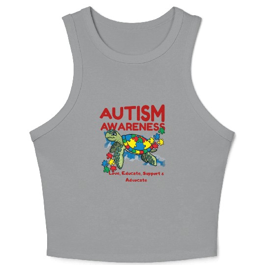 Aunt And Nephew Not Always Eye To Eye Crop Tank Top