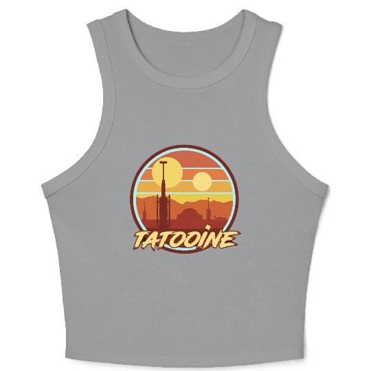 TATOOINE HOLIDAY Crop Tank Top