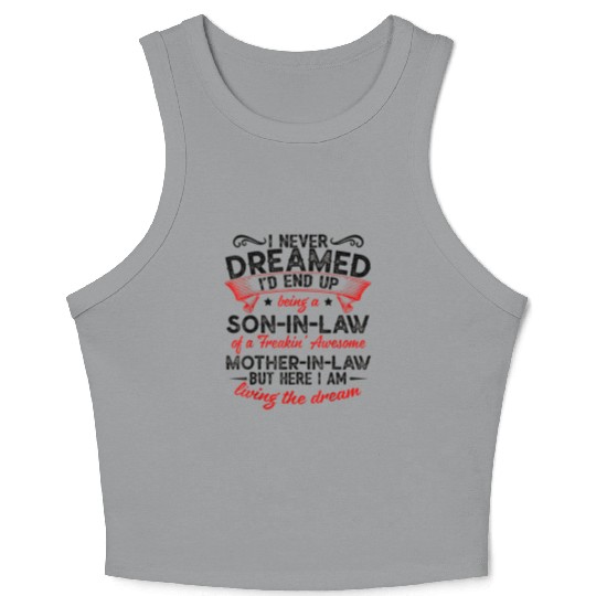 Mother in law - Son in law Crop Tank Top