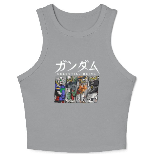 GUNDAM 00 Celestial Being Crop Tank Top
