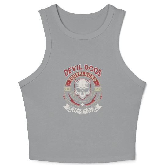 US Marines Corps Army Veterans Air Force Crop Tank Top