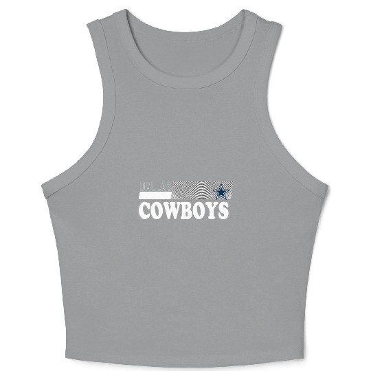 cowboy star Crop Tank Top