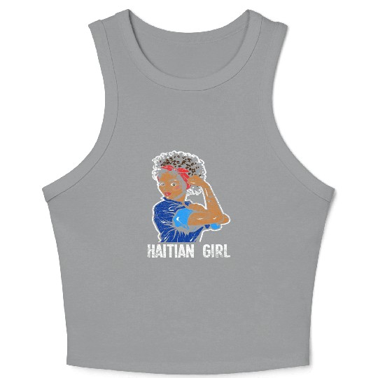 Haiti Girl Caribbean Crop Tank Top