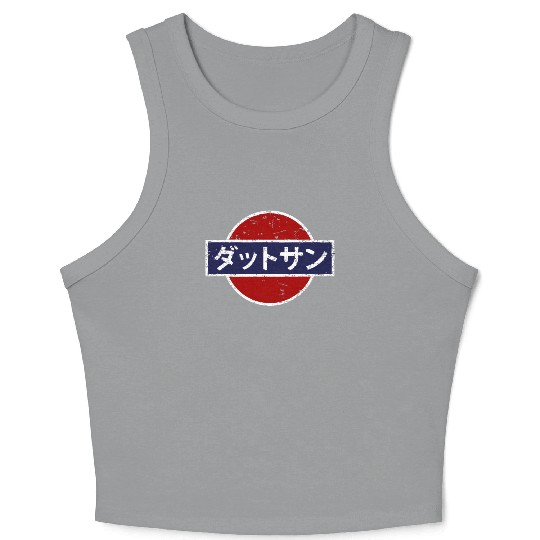 Datsun Vintage Japanese Car Crop Tank Top