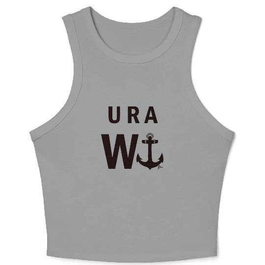 U R A W anchor! Crop Tank Top