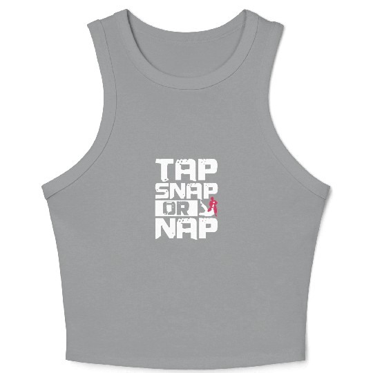 Tap Snap or Nap, Jiu Jitsu Crop Tank Top
