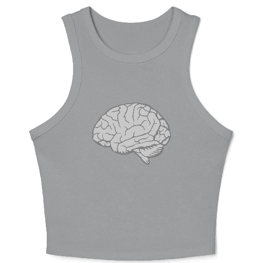 Brain Anatomy Organ Crop Tank Top
