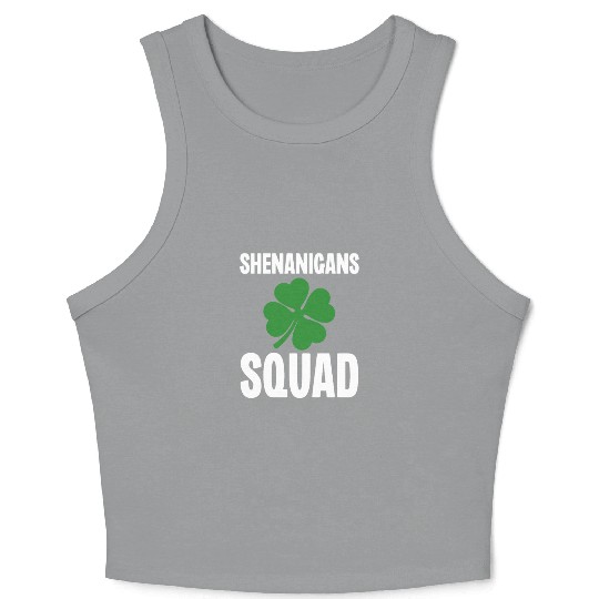 Shenanigans Squad Crop Tank Top