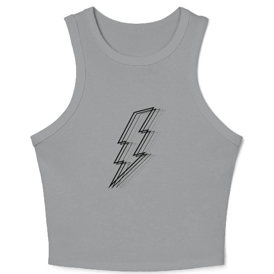 Lightning Bolt Crop Tank Top