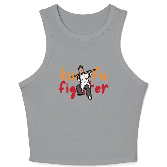 Kungfu Fighter Crop Tank Top