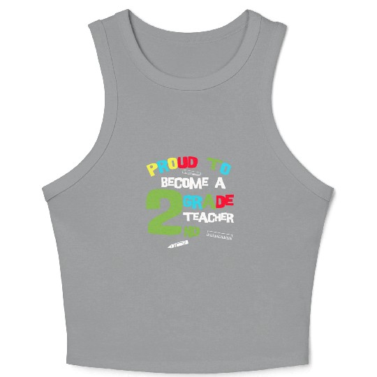 Teacher Crop Tank Top High School Teacher Training