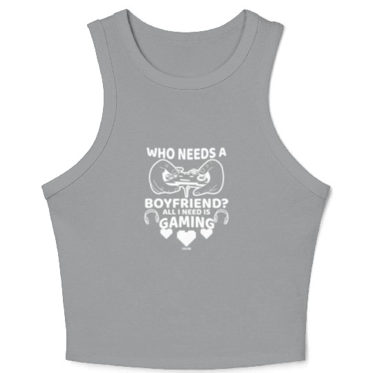 Gamer girl friend Mother's Day gift Crop Tank Top