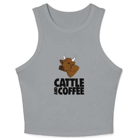 Cattle And Coffee Crop Tank Top