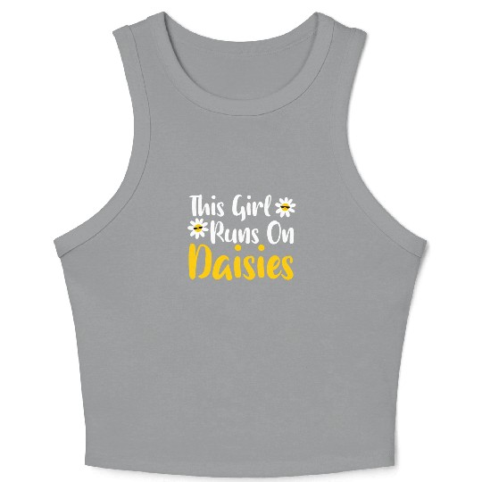 Daisy Garden Gardening Gardener Crop Tank Top