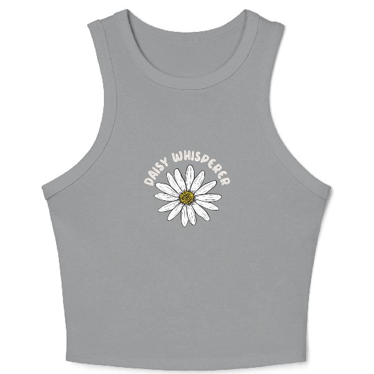 Daisy Garden Gardening Gardener Crop Tank Top