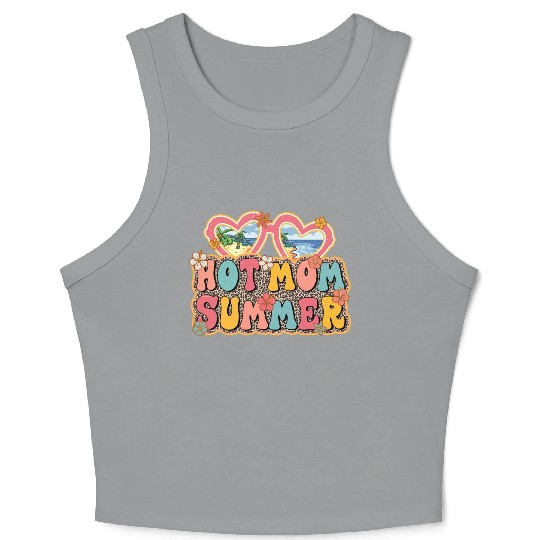 Hot Mom Summer sublimation Crop Tank Top