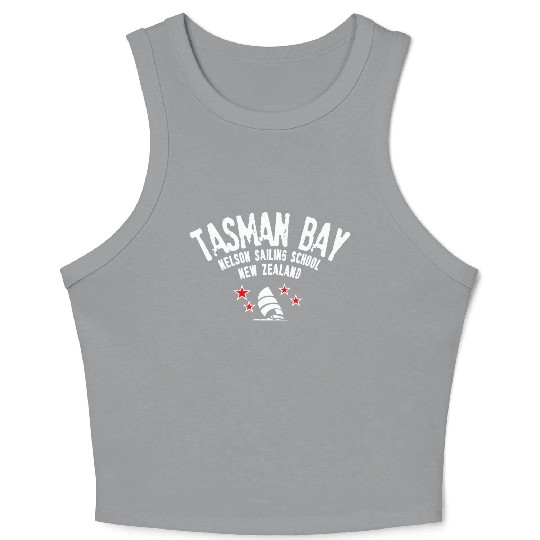 Tasman Bay Nelson sailing school Crop Tank Top