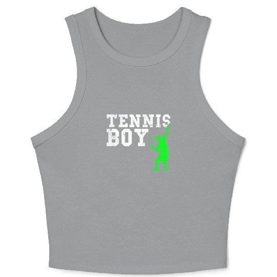 tennis boy Crop Tank Top