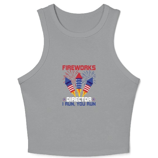 Fireworks Director Crop Tank Top