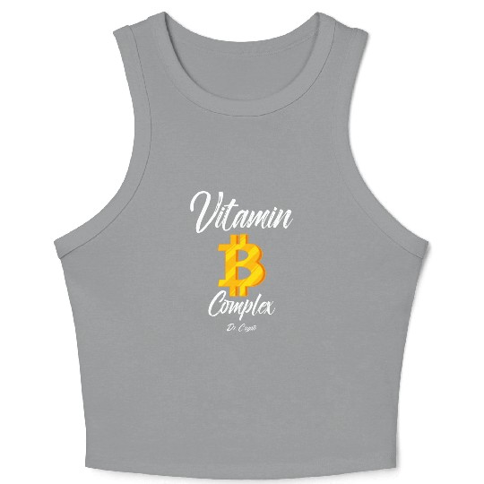 Vitamin bitcoin Crop Tank Top
