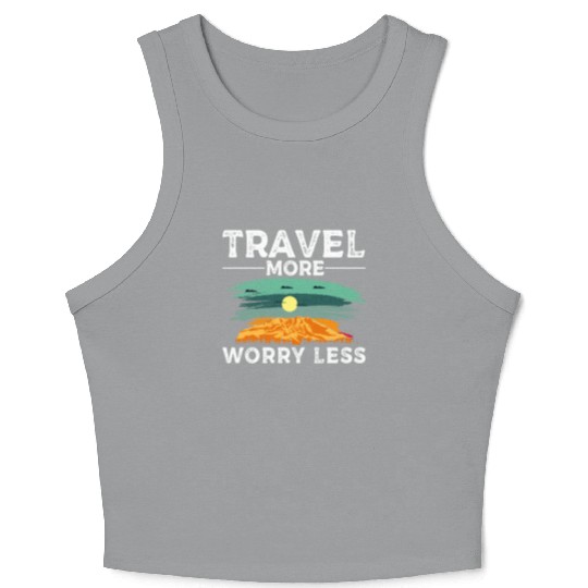 Nature Travel Adventure Traveling Crop Tank Top