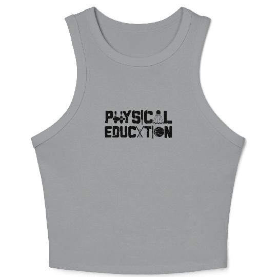 Physical Education PE Gym Teacher Coach Crop Tank Top