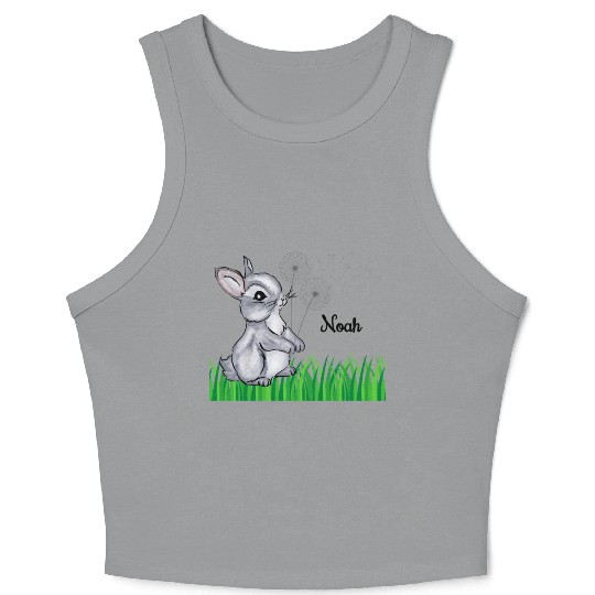 Bunny Name Gift Noah Crop Tank Top