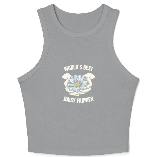 Daisy Garden Gardening Gardener Crop Tank Top