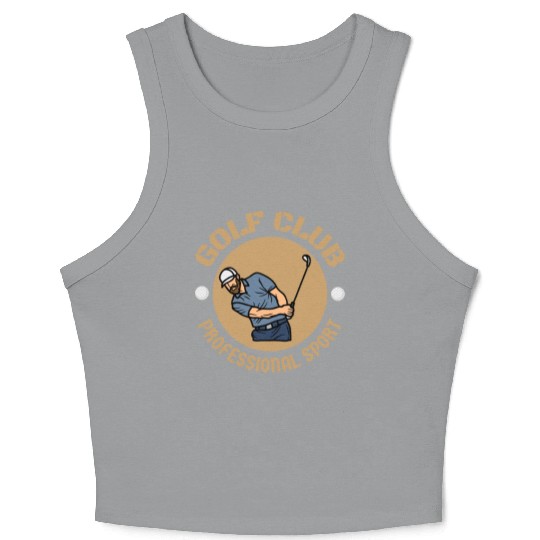 Open Championship, Golf, Golf Tournament Crop Tank Top