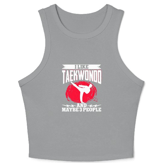 TKD Korean Martial Arts Tae Kwon Crop Tank Top
