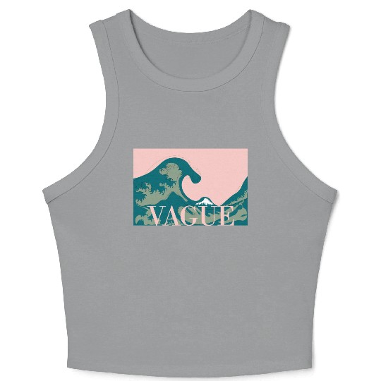 La Grande Vague - The Great Wave Crop Tank Top