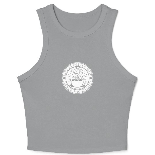Daisy Garden Gardening Gardener Crop Tank Top