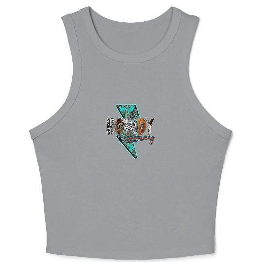 Howdy Hooney Crop Tank Top